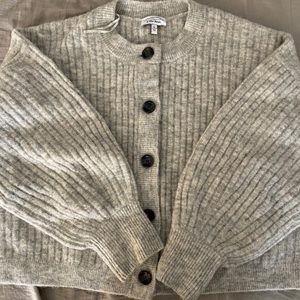 other stories oversize wool cardigan